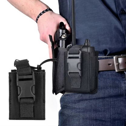 Durable MOLLE Radio Pouch Walkie Talkie Waist Bag