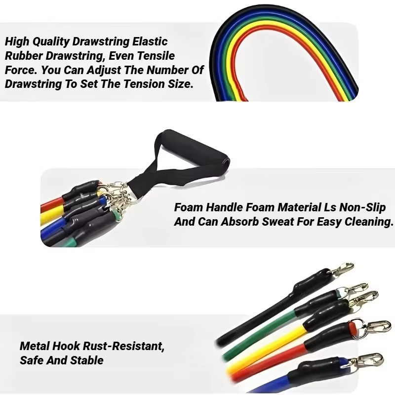Premium Home Workout Resistance Band Kit with Handles