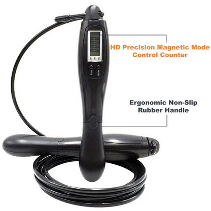 Electronic Jump Rope with Timer and Alert Bell