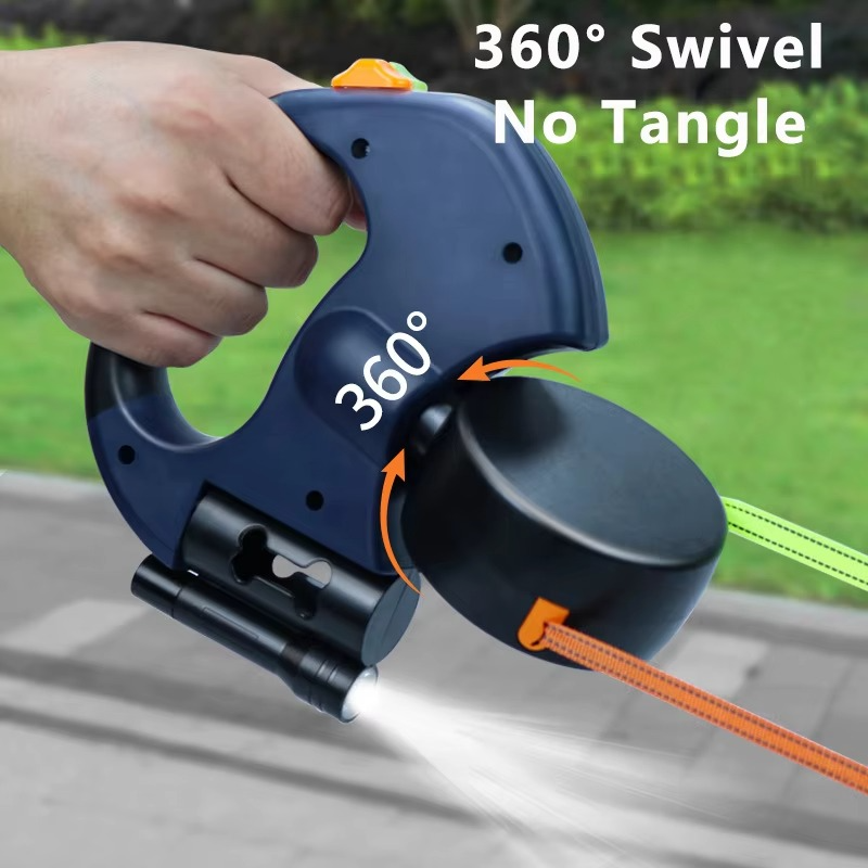 Safe Reflective LED Dog Leash for Small Pets