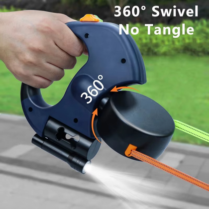 Safe Reflective LED Dog Leash for Small Pets