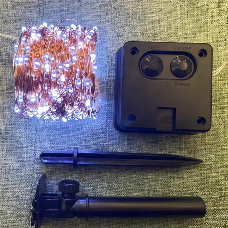 Bright Outdoor Solar Powered Garden Lights - Copper
