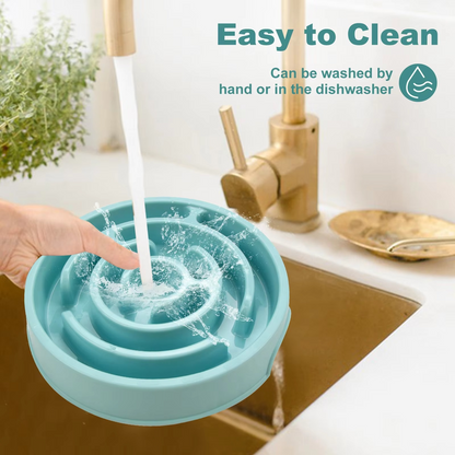 Durable Pet Slow Feed Bowl - Safe for All Pets