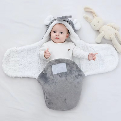 Warm Fleece Baby Sleep Sack for Winter, Snug Infant Blanket
