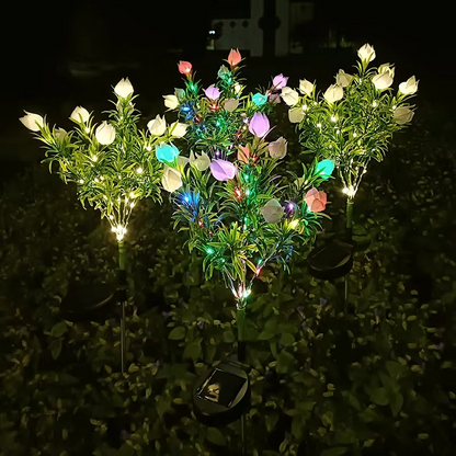 Bright Outdoor Solar Powered 42 LED Garden Lights
