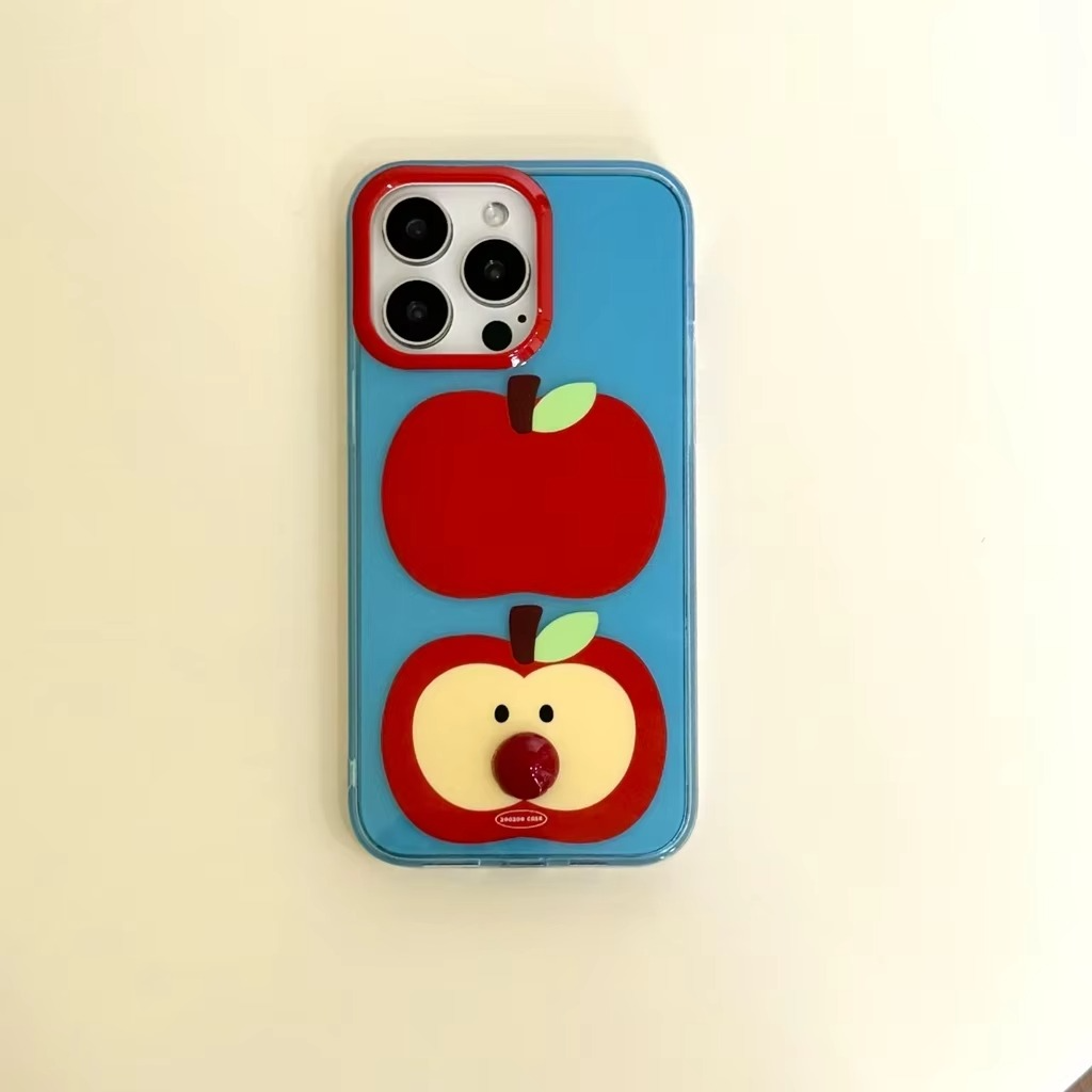 Comical 3D Red Nose Durable Phone Case for iPhone