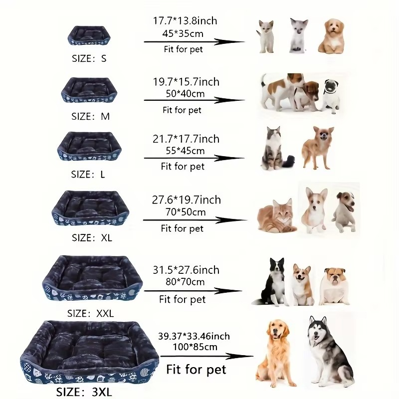 Soft Orthopedic Pet Bed Mattress for Dogs and Cats