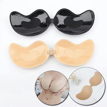 Comfortable Wireless Silicone Bra with Extra Lift