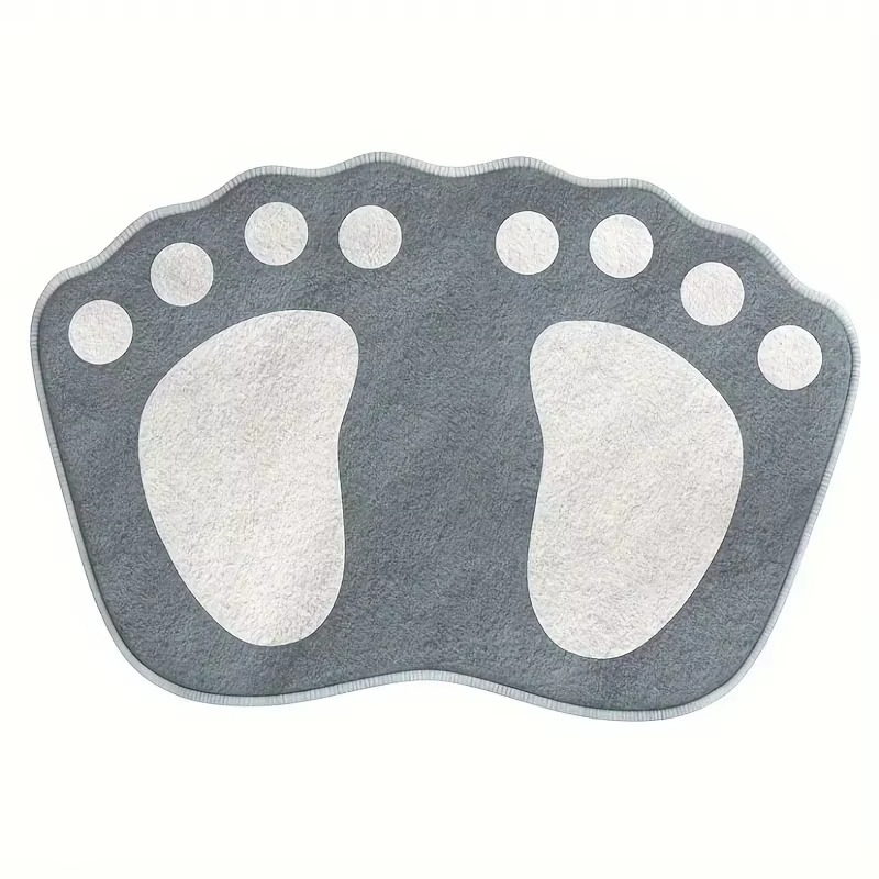 Soft Plush Bathroom Rug, Absorbent and Slip Resistant