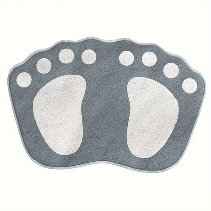Soft Plush Bathroom Rug, Absorbent and Slip Resistant