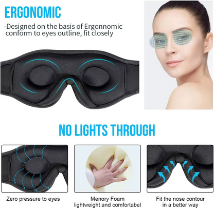 Wireless Sleep Headphones with Eye Mask and HD Sound