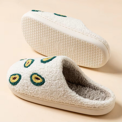 Soft Fun Women's Slippers - Warm Plush Non Slip House Shoes