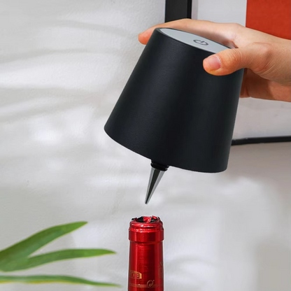 Sleek LED Bottle Table Lamp