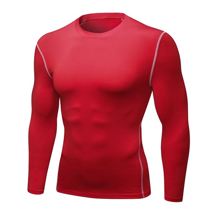 Men's Fit Moisture Wicking Sports Baselayer Top