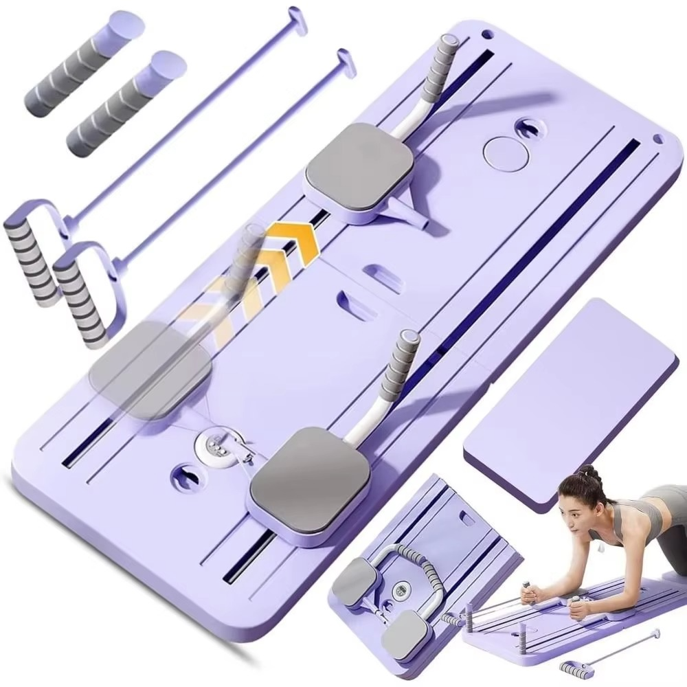 Home Gym Fitness Exercise Board with Adjustable Tension - Hehif