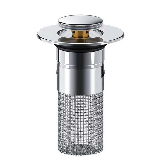 Easy Clean Sink Drain Plug with Hair Trap - Hehif