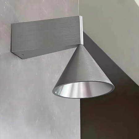 Simple White Cone Wall Light for Modern Homes