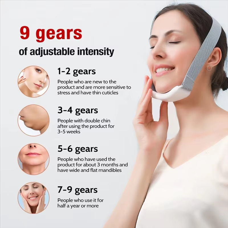 Slimming Face Massager with Heat and Vibration Therapy