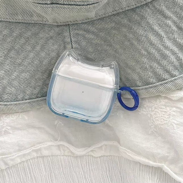 Colorful Clear Soft Earbuds Case - Hehif