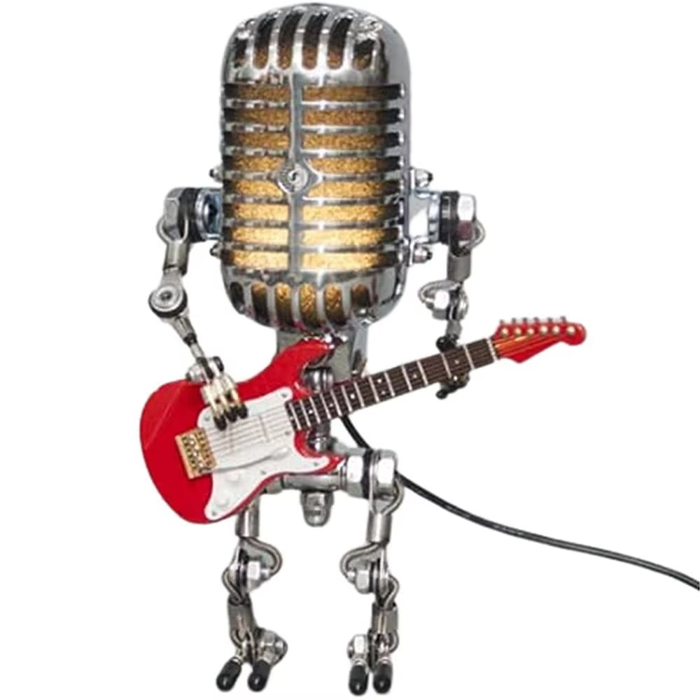 Unique Robot Table Lamp – Cool LED Desk Light - Hehif