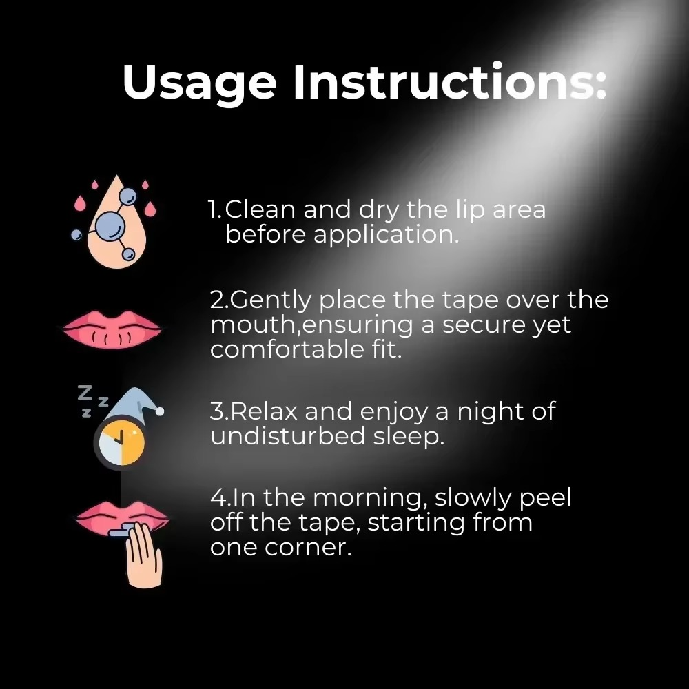 Anti Snore Sleep Strips for Quiet Night Breathing