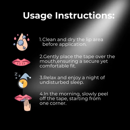 Anti Snore Sleep Strips for Quiet Night Breathing
