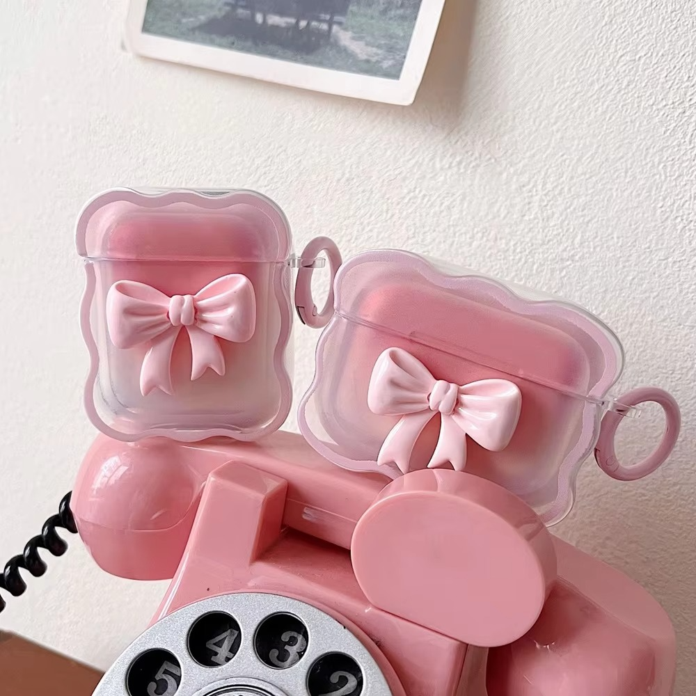 Colorful Flower AirPods Case with Keychain