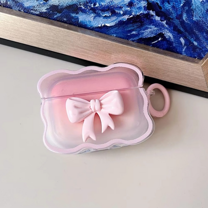 Colorful Flower AirPods Case with Keychain
