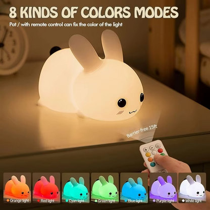 Lovely Green Bunny Night Lamp
