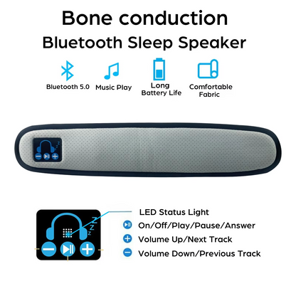 Compact Wireless Sleep Speaker with Soft Stereo Sound