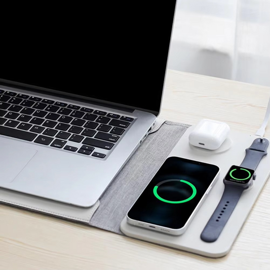 Portable 3-in-1 Laptop Charger Pad with Mousepad - Hehif