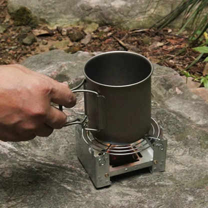 Portable Mini Camp Stove – Compact Durable Outdoor Wood Burner