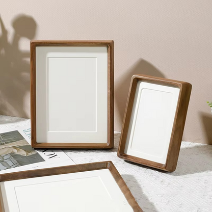 Natural Wooden Dark Brown Picture Frame