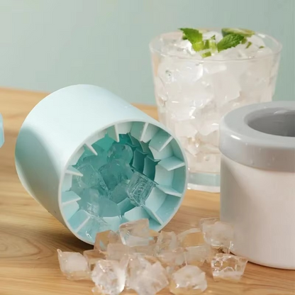Easy Release Round Ice Cube Tray - Hehif