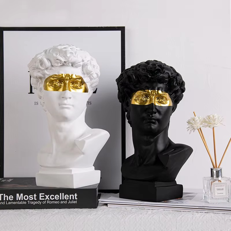 Unique Resin David Bust Statue