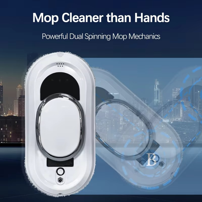 Automatic Glass Cleaner Robot With Remote