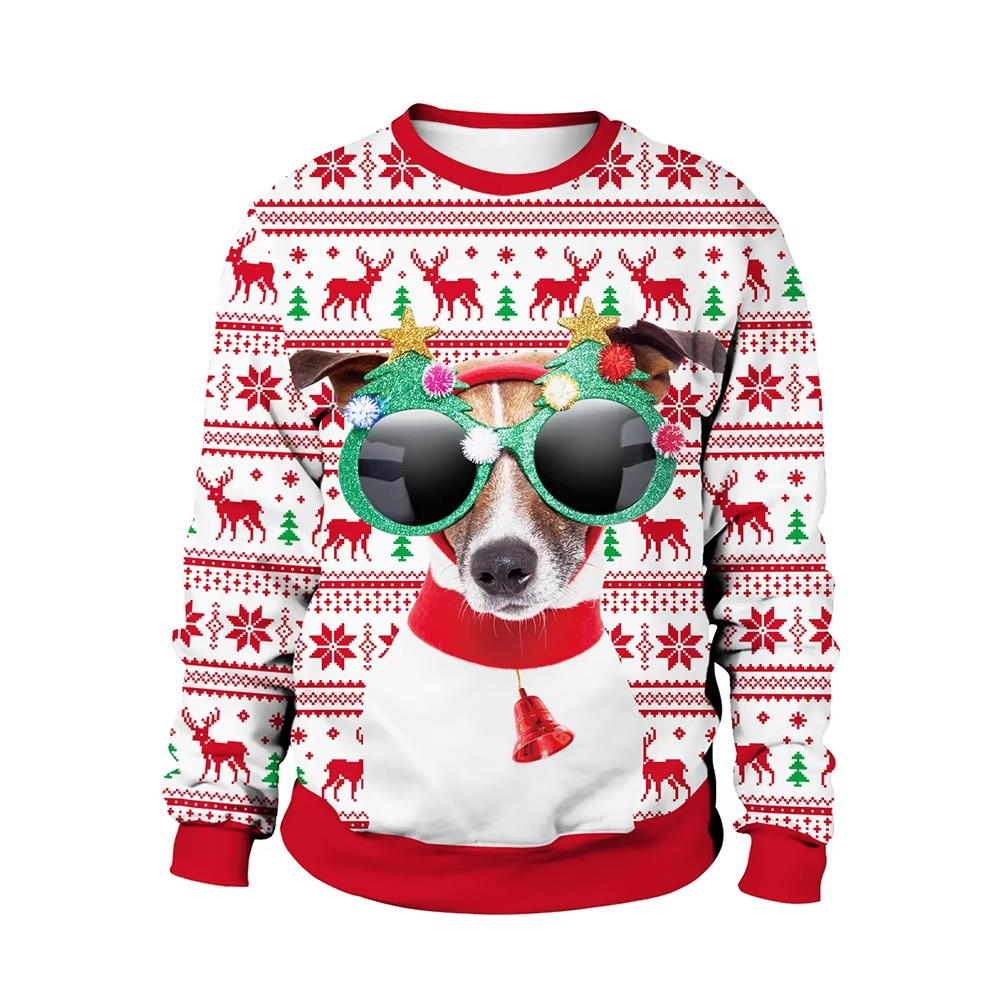 Comfy Oversized Funny Xmas Sweater Relaxed Fit Knit