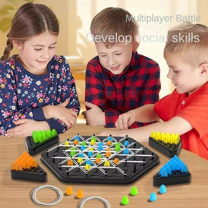Fun Triangle Chess Battle Board Game for Family