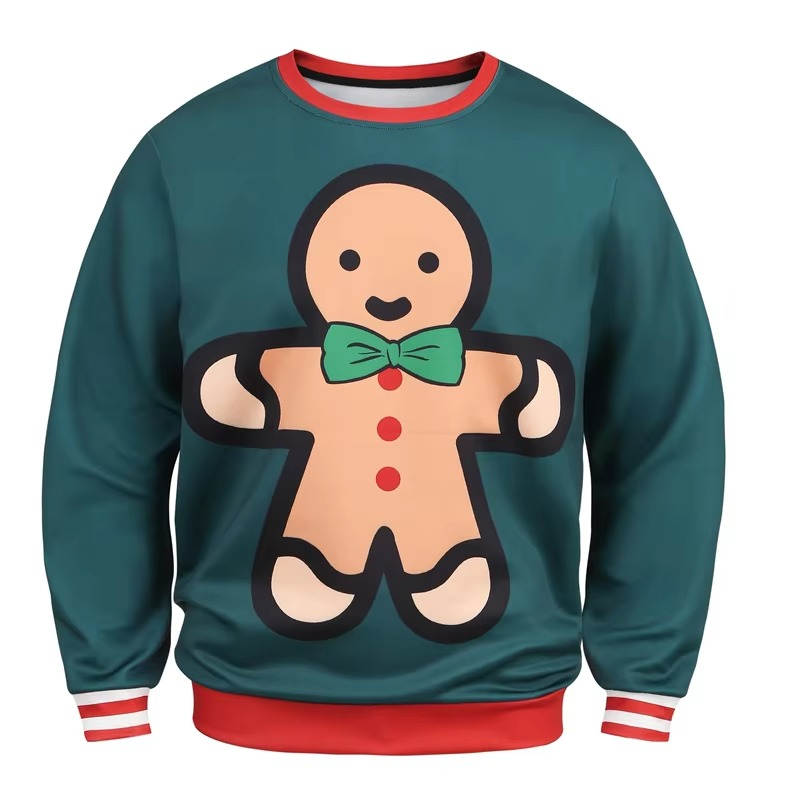 Fun Winter Christmas Long Sleeve Men's Sweatshirt