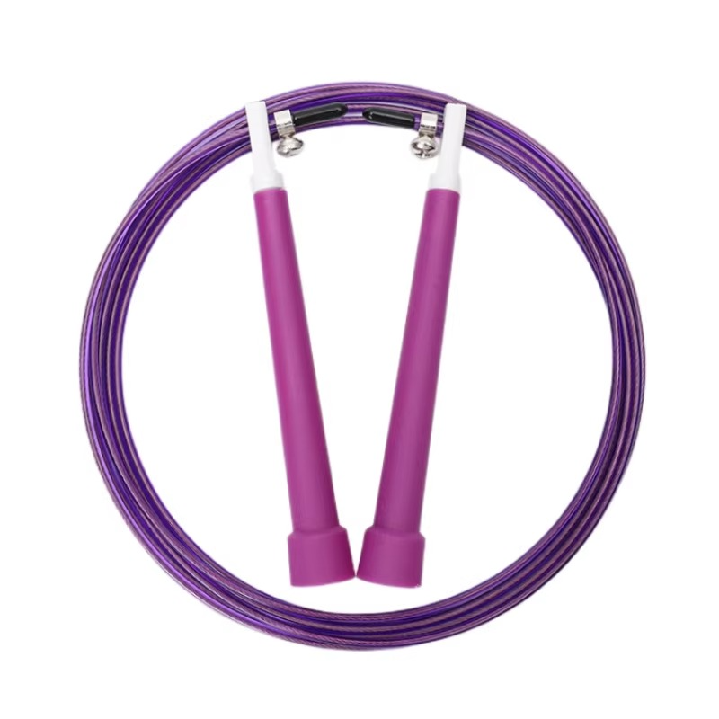 High Speed Jump Rope with Metal Cable for Home Gym