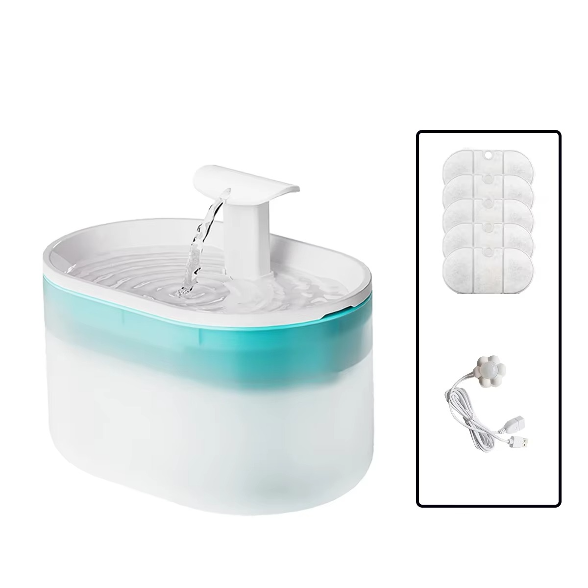 Quiet Automatic Pet Water Dispenser with Filter