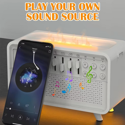 Portable Bluetooth Speaker with Nightlight and Humidifier