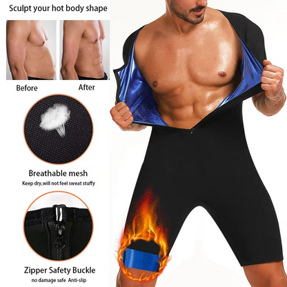 Men's Thermal Sauna Training Sweat Suit for Weight Loss