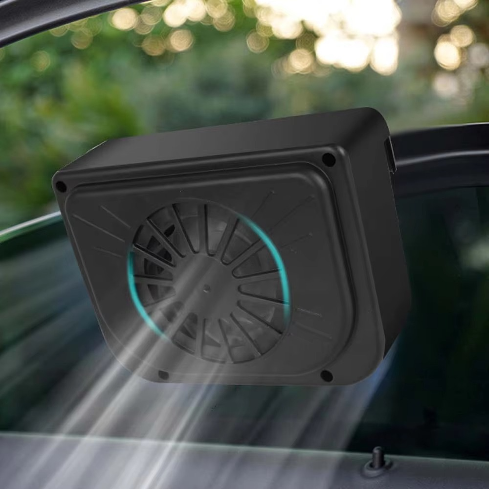 Car Air Purifier Fan with Solar Power