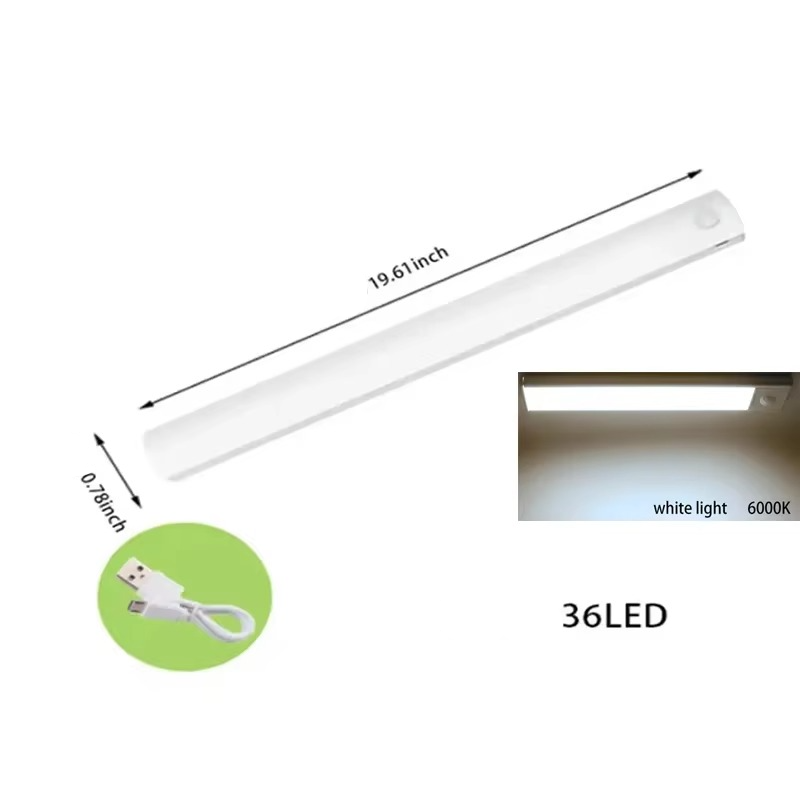 Automatic Motion LED Nightlight - Dimmable & Rechargeable