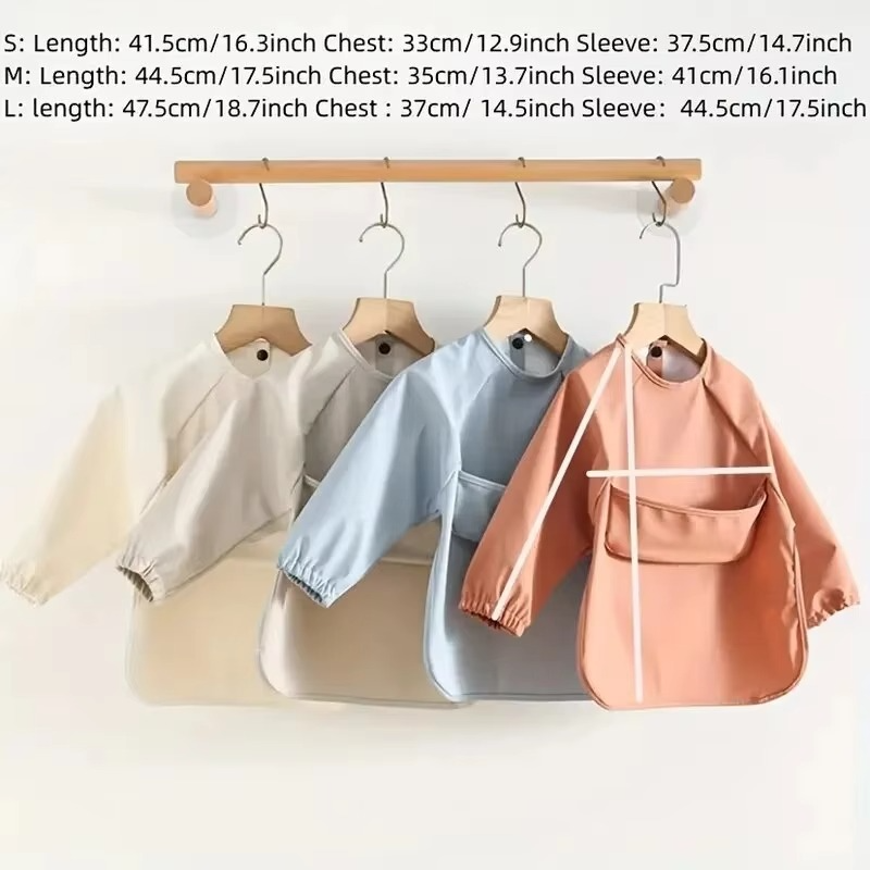 Easy Clean Kids Bib and Art Smock