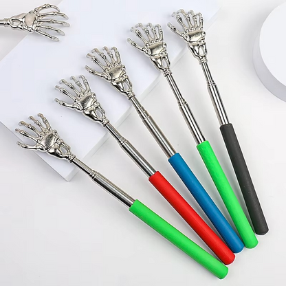 Extendable Metal Back Scratcher and Pet Massager Tool
