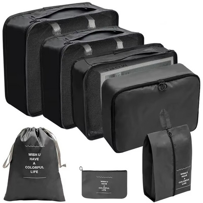 Compact Packing Cubes for Travel and Closet Organization
