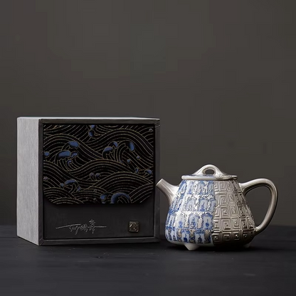 Luxurious Gold Buddha Ceramic Teapot