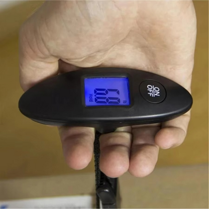 Compact Travel Luggage Scale with LCD Screen and Strap - Hehif